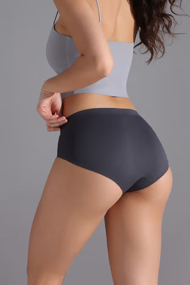 Fitoor Rise Full Coverage No Visible Panty Line Hipster - Navy Peony